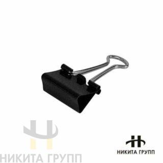 Зажим для бумаг 25 мм, черный