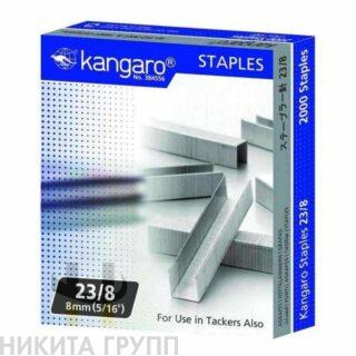 Скоба 23/8 Kangaro, 2000 шт.