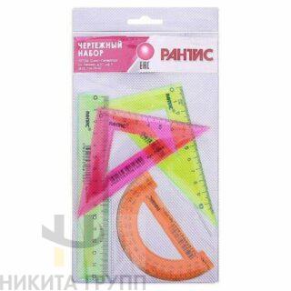 Набор чертёжный Рантис 4 предмета ассорти