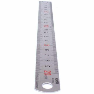 Линейка металлическая 20 см