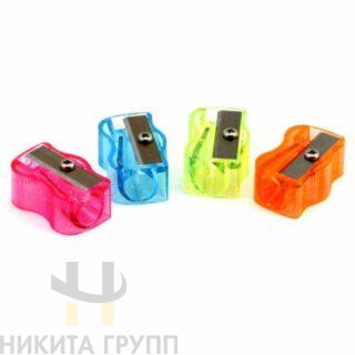 Точилка ВОЛНА с блестками ассорти