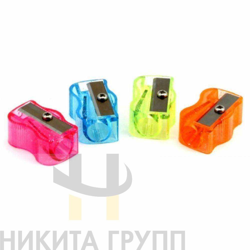 Точилка ВОЛНА с блестками ассорти