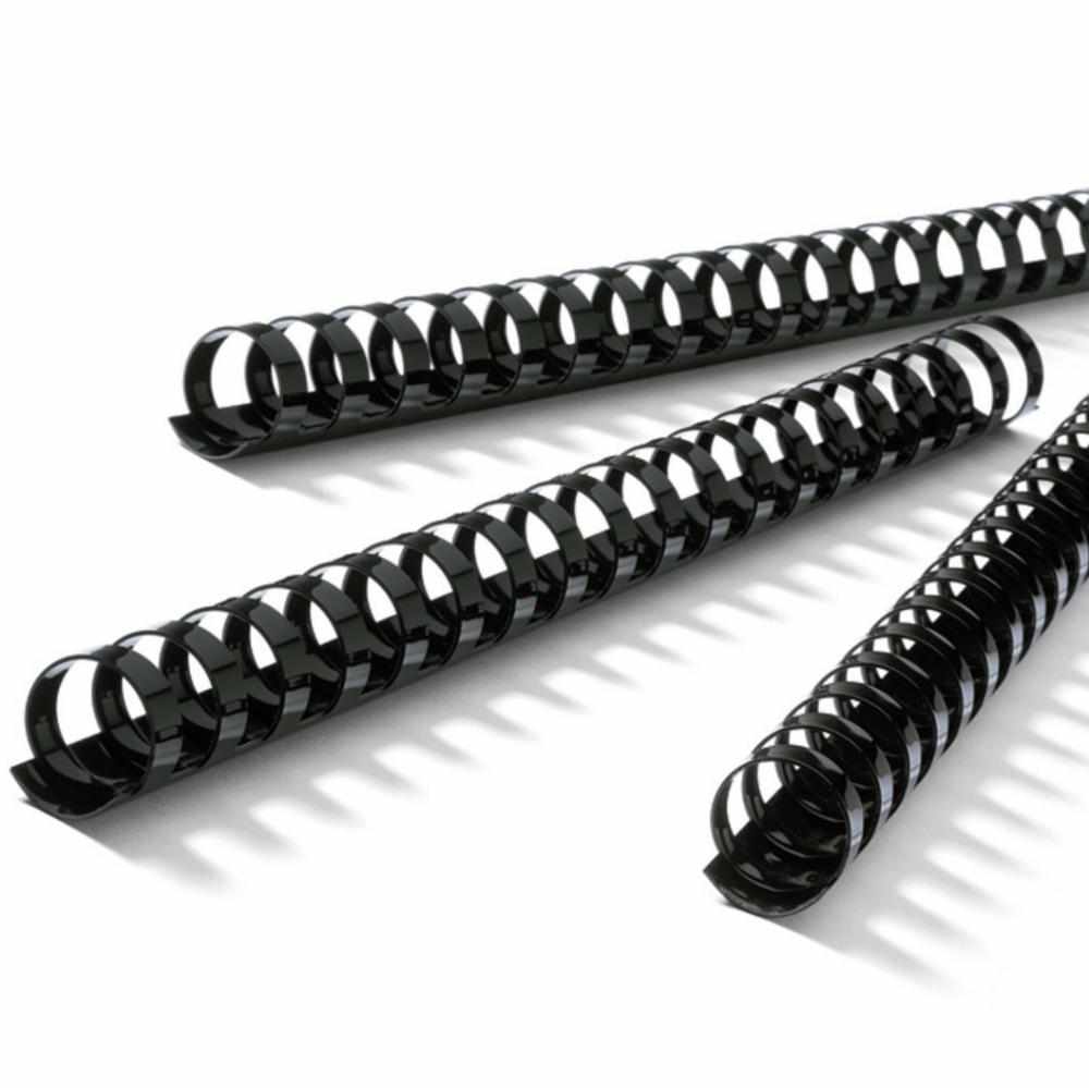 Пружины для перфобиндера 8 мм (100шт) черные