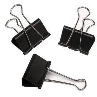 Зажимы черный металл 41 мм