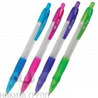 Карандаш механический LITE GRIP 0,50 НВ с ластиком  ассорти