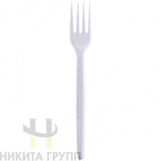 Вилка пластиковая одноразовая  16 см