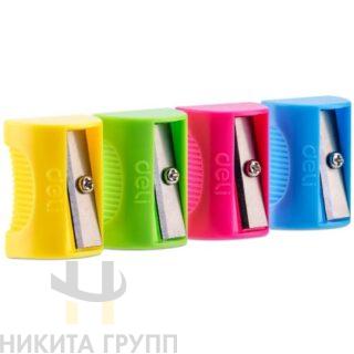 Точилка одинарная мини ассорти