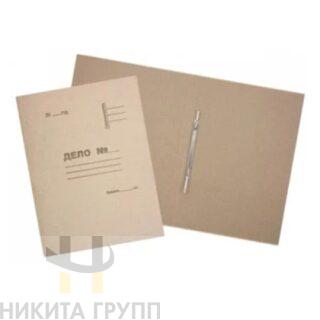 Скоросшиватель серый картонный