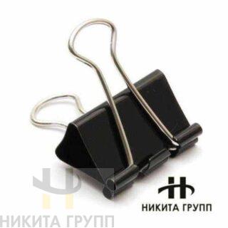 Зажим для бумаг 32 мм, черный