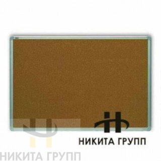 Доска пробковая 60х90 см, алюминиевая рама