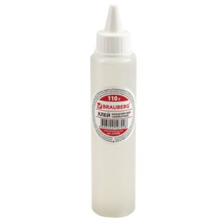 Клей канцелярский силикатный BRAUBERG (для бумаги, картона) 110 г