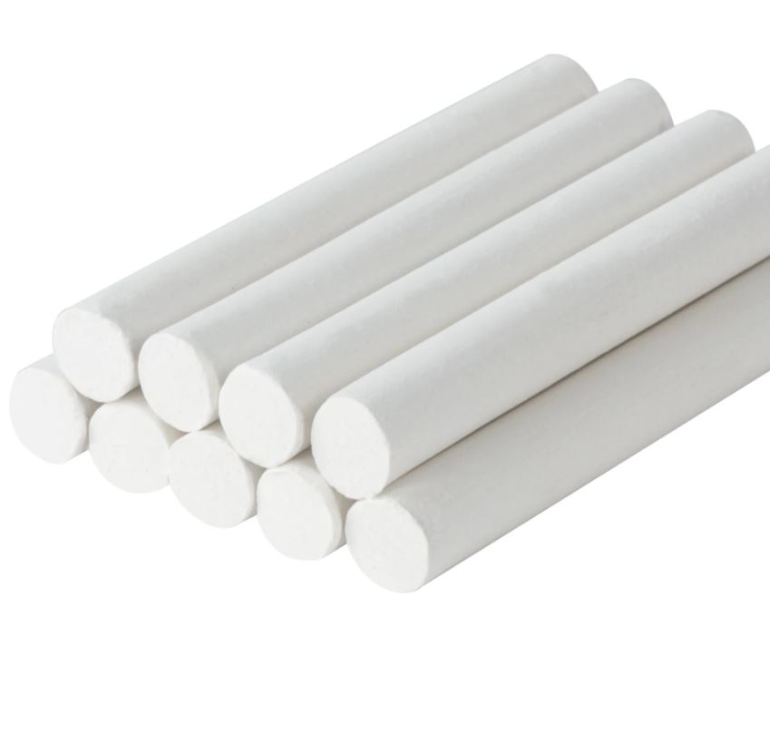 Мел школьный ОФИСМАГ круглый, белый, с формулой