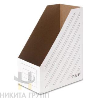 Лоток вертикальный для бумаг ширина 150 мм, до 1400 л микрогофрокартон белый