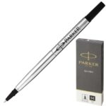 Стержень для ручки-роллера PARKER "Quink RB", металлический 116 мм, линия письма 0,7 мм, черный
