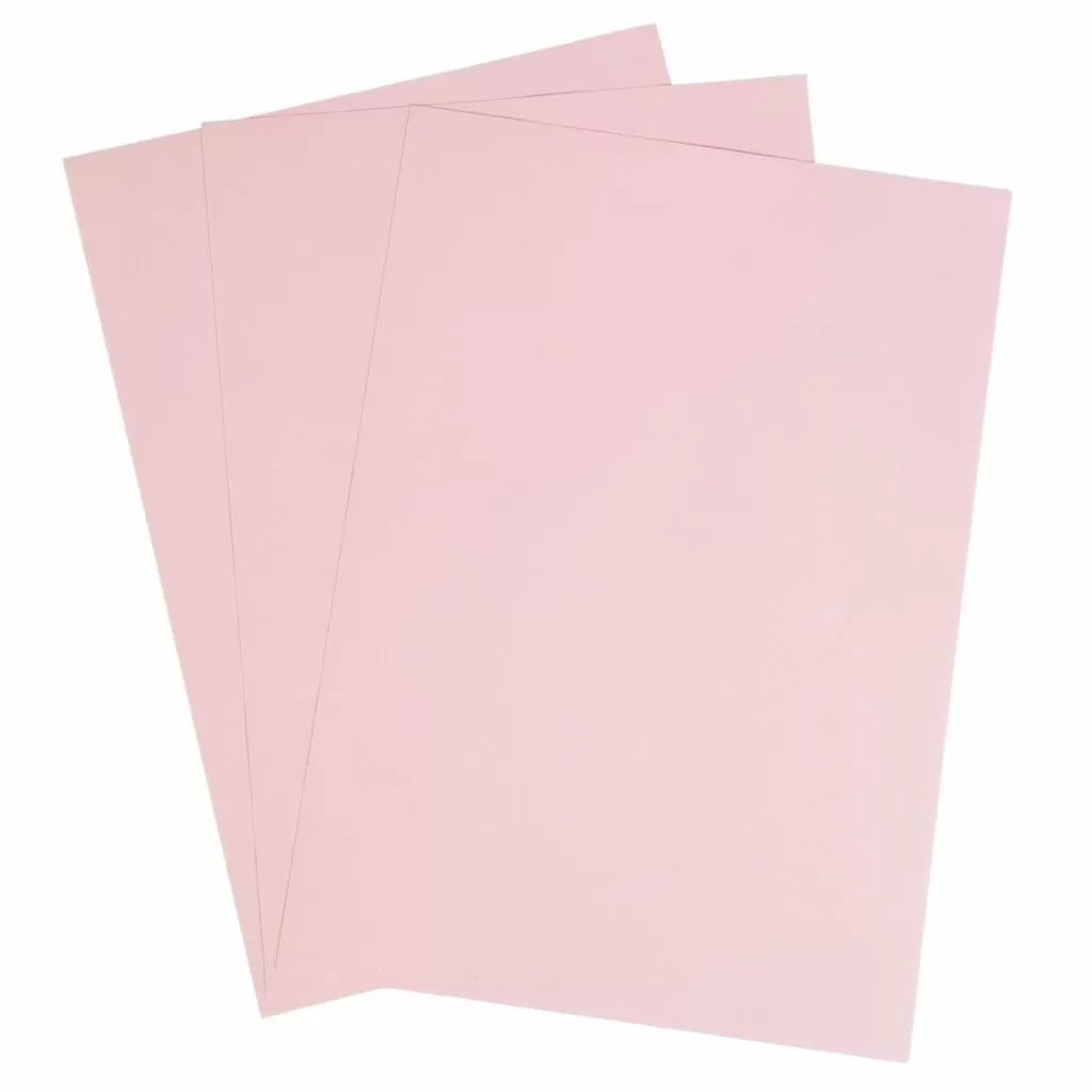 Бумага А4 розовая, пастель, 10 листов + файл