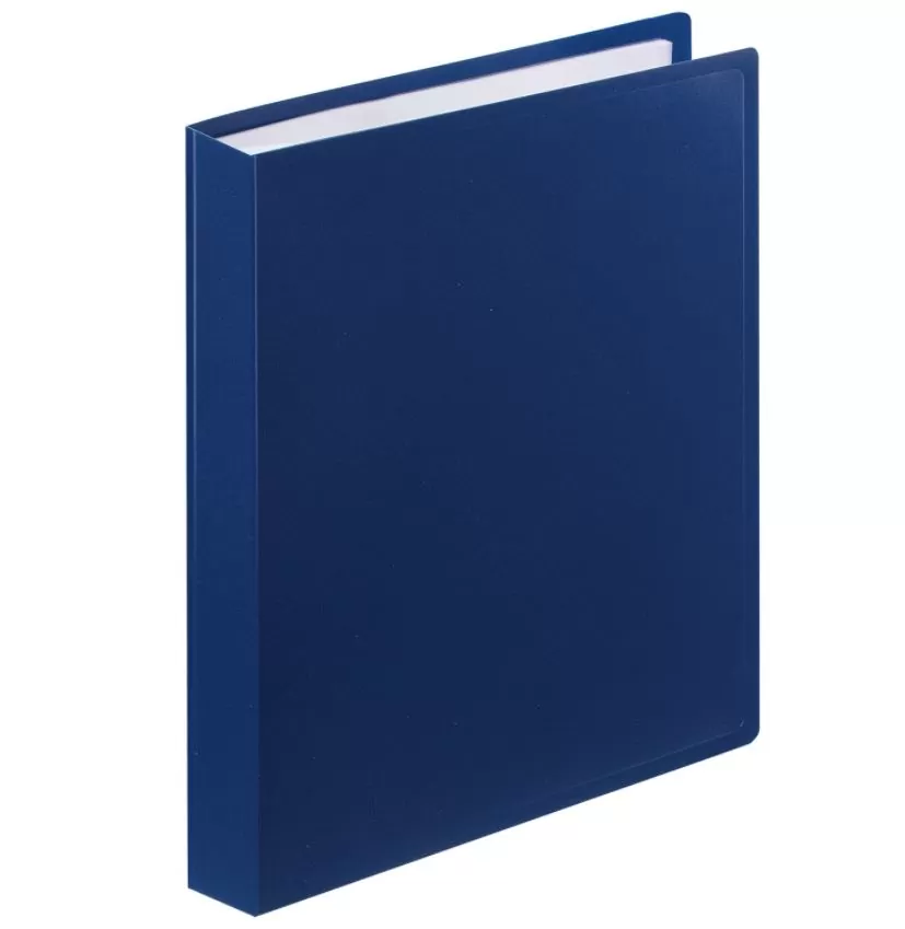 Папка 60 вкладышей STAFF, синяя, 0,5 мм