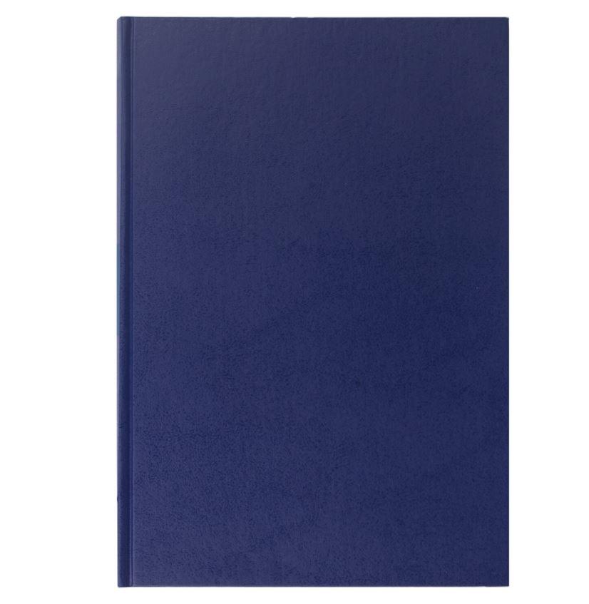 Книга учета 144 л., клетка, твердая, бумвинил, блок офсет, А4 (200х290 мм), BRAUBERG, синий