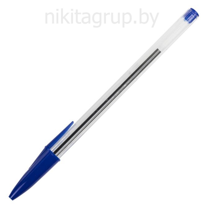 Ручка шариковая Basic Budget BP-02 письмо 500 м синяя
