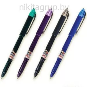 Ручка шариковая "Flair" WRITO-METR DX, пластик, синяя, цв.корпуса: ассорти