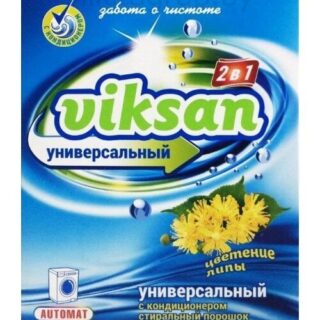 Стиральный порошок универсальный "VIKSAN" автомат с кондиционером 2 в 1 "Цветение липы" 400г