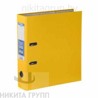 Регистратор 75мм Classic А4 несъёмный арочный механизм ЖЕЛТЫЙ