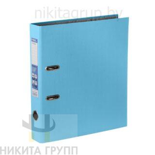 Регистратор PVC несъемный арочный мех голубой шир.кор 50мм Classic А4