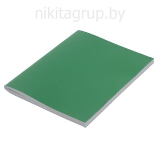 Тетрадь бумвинил А4 96л. скоба, офсет №2 ЭКОНОМ, клетка, STAFF, ЗЕЛЕНЫЙ