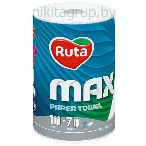Бумажные полотенца "Ruta" MAX 1рул.