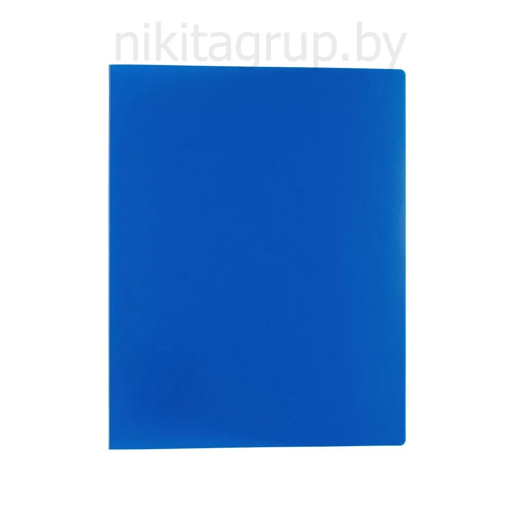 Папка с пружинным скоросшивателем А4 450мкр.синияя