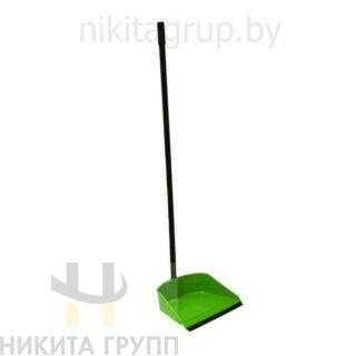 Совок ЛЕНИВКА с высокой ручкой зелёный