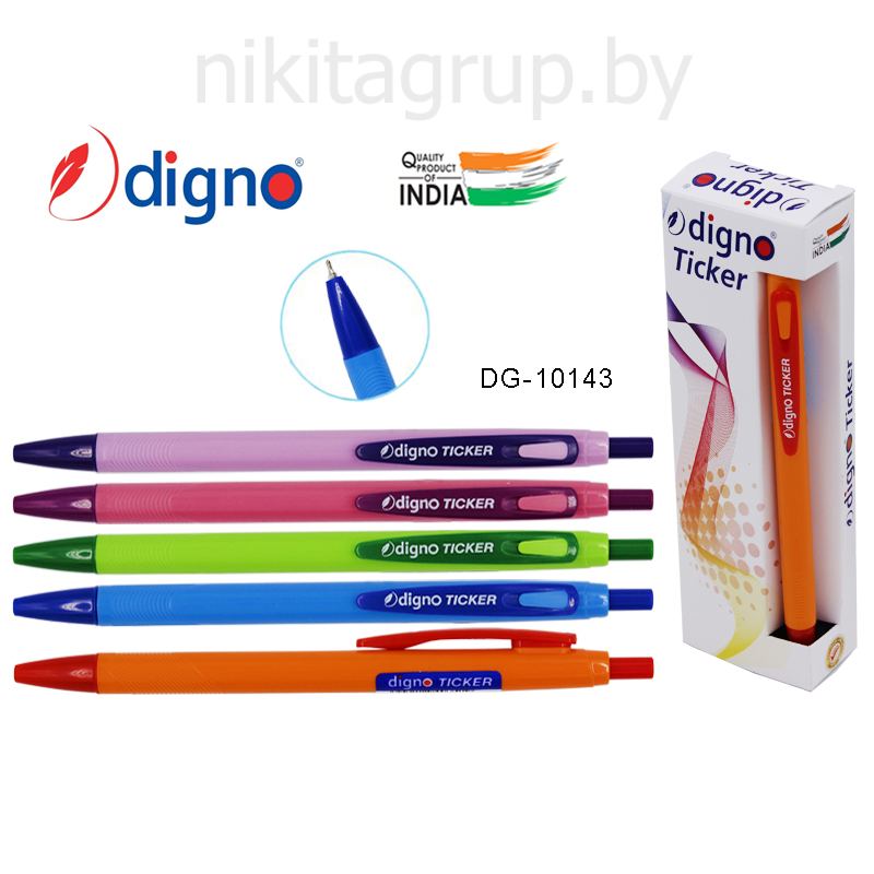 Автоматическая шариковая ручка с чернилами на масляной основе: DIGNO "TICKER"