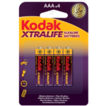Батарейки Kodak Xtralife Alkaline LR03/4BP AAA