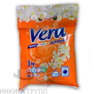 Средство моющее синтетическое порошкообразное универсальное "Вера -Автомат" пакет 3кг