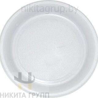 Тарелка бессекционная белая D205мм