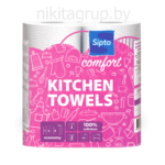 Бумажные полотенца "Sipto Comfort" белые 2-х сл. (1*2рул.)