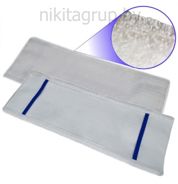 МОП 40м микроволоконный петельный серый, карман спанбонд 1-слой
