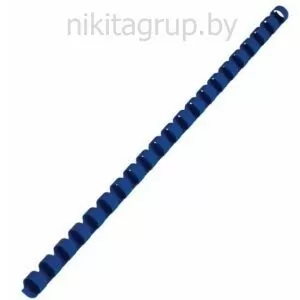 Пружины пластиковые для переплета, КОМПЛЕКТ 100 шт., 8 мм (для сшивания 21-40 л.), синие