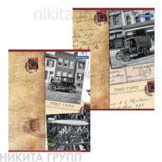 Тетрадь А5, 96 л., BRAUBERG, клетка, обложка картон, СТРАНЫ