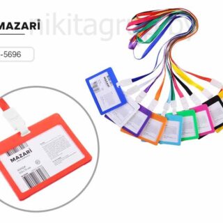 Бейдж горизонтальный PERSONALITY, 103х75мм, на шнурке