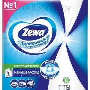 Полотенца бумажные ZEWA 2сл 2 рул/упак