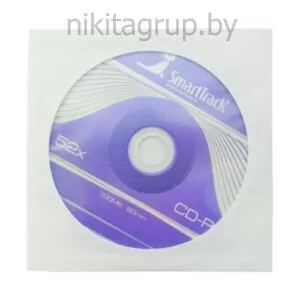 Диск CD-R 700Mb 52x, SMART TRACK в конверте