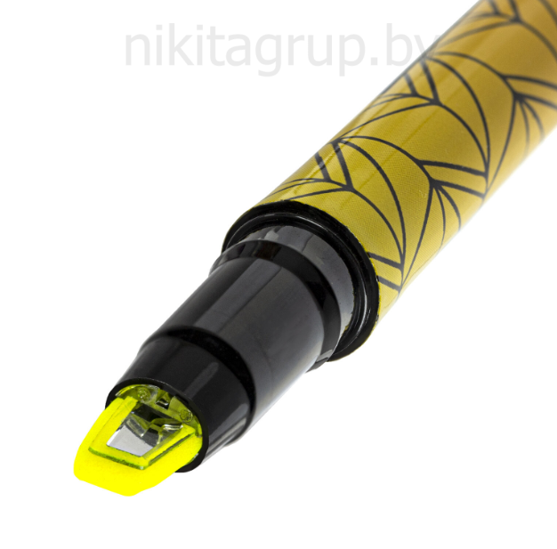 Текстовыделитель с прозрачным наконечником BRAUBERG "Clear", ЖЕЛТЫЙ, линия 1-5 мм