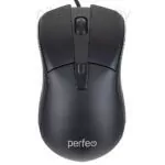 Perfeo мышь оптическая "ONE", 3 кн, DPI 1000, USB, чёрн