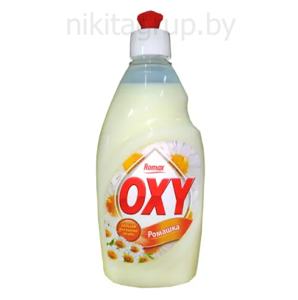 Бальзам для мытья посуды Romax OXY Ромашка, 450 мл