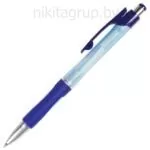 Ручка шариковая автоматическая с грипом BRAUBERG "Neo", СИНЯЯ, корпус синий, узел 0,7 мм, линия письма 0,35 мм