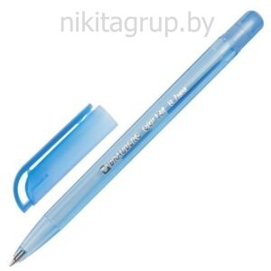 Ручка шариковая масляная BRAUBERG "Olive Pen Tone", СИНЯЯ, корпус тонированный, пишущий узел 0,7 мм, линия 0,35 мм