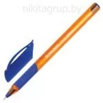 Ручка шариковая масляная BRAUBERG "Extra Glide GT Tone Orange", СИНЯЯ, узел 0,7 мм, линия письма 0,35 мм