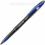 Ручка-роллер Uni-Ball "AIR Micro", СИНЯЯ, корпус черный, узел 0,5 мм, линия 0,24 мм