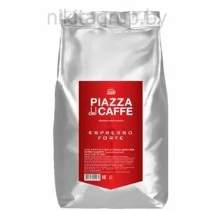 Кофе в зернах PIAZZA DEL CAFFE "Espresso Forte" натуральный, 1000 г, вакуумная упаковка