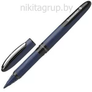 Ручка-роллер SCHNEIDER "One Business", ЧЕРНАЯ, корпус темно-синий, узел 0,8 мм